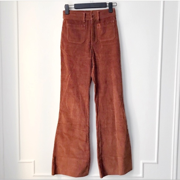 Faherty Portland Flare Leg Corduroy Pants - Picture 2 of 5